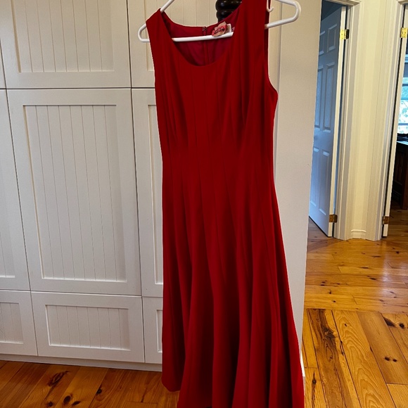 Fit & Flare Pleated Dress - Picture 5 of 6